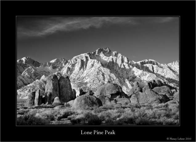 Lone Pine Peak Photography